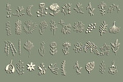 100 Floral Stamp brushes, an Illustration by Olga Brinza (Thumbnail 11 of 11)