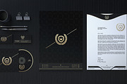 Gold And Black Corporate Identity, a Stationery Template by Marvel (Thumbnail 2 of 5)