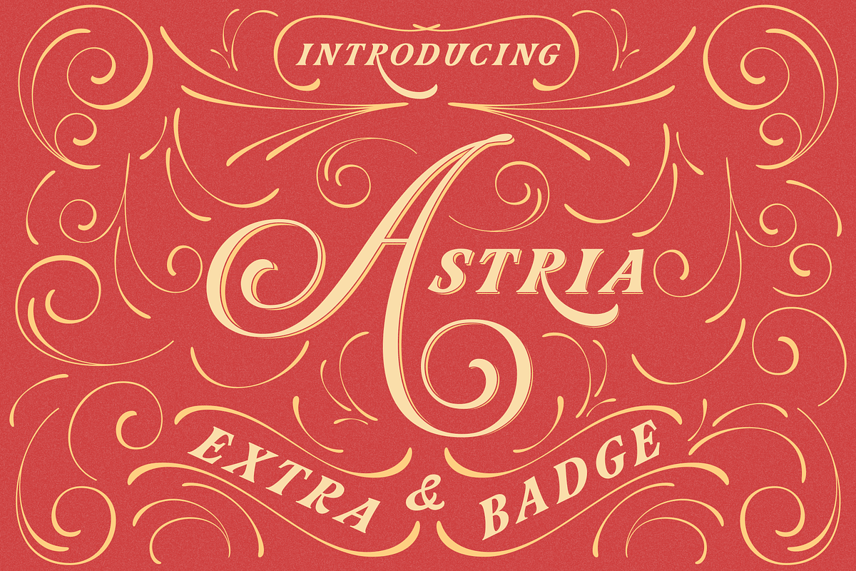 Astria - Fancy Typeface