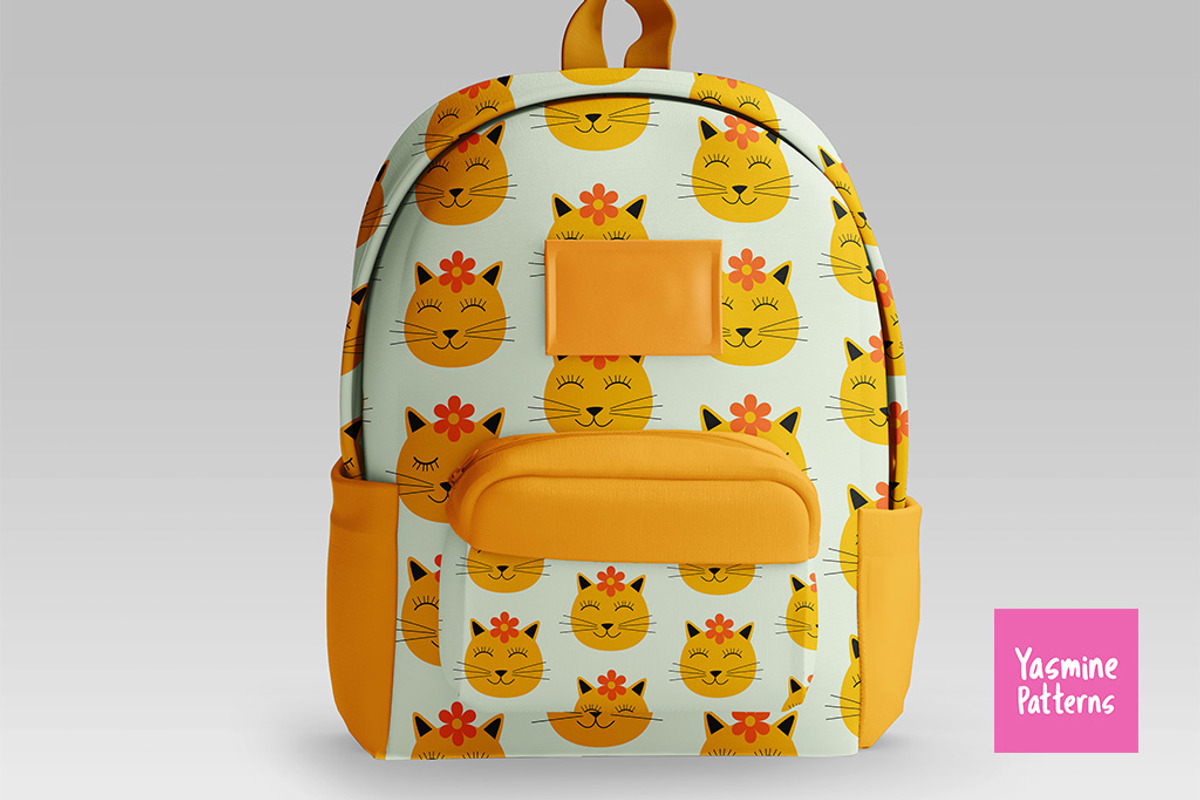 Floral Cats Patterns Collection, a Pattern Graphic by Yasmine Patterns (Photo 8 of 8)