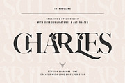 Charles - Chic Ligature Serif Font, a Serif Font by SilverStag Type Foundry (Thumbnail 31 of 31)
