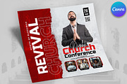 Praise & Worship Church Flyer Canva, a Flyer Template by Psd Templates (Thumbnail 2 of 2)