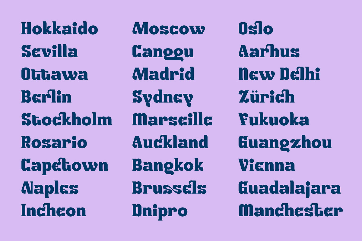 AO Gloria - Display Font, a Font by OwunStudio (Photo 15 of 21)