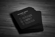 Minimal Square Business Card, a Business Card Template by Galaxiya (Thumbnail 5 of 7)