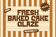 Good Cake - Food Brand Logo Font, a Sans Serif Font by Pandeka Studio (Thumbnail 7 of 9)