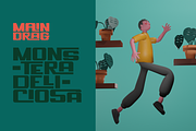 Main Drag Display Font, a Sans Serif Font by Holt510 (Thumbnail 7 of 10)