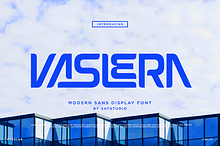 Vaslera - Futuristic Tech Sans Font