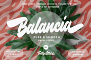 Balancia, a Script Font by Tortugastudios (Thumbnail 1 of 37)