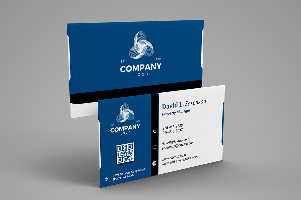 Classic Real Estate Card PSD preview 2