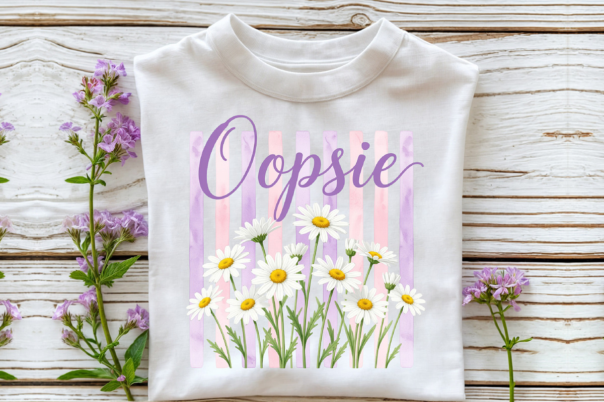 Oopsie Daisy Preppy Summer PNG, a Seasonal Illustration by Sublimation Artist (Photo 3 of 9)