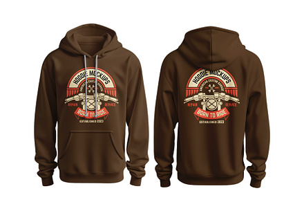 Jacket Hoodie Mockup, a Hoody Mockup by Double Click Zone