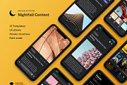 Nightfall Content Design System, an UI Kit Template by maxsnitser (Thumbnail 1 of 3)