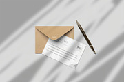A6 Postcard and Envelope Mockup, a Mockup by zpackcreative (Thumbnail 2 of 6)