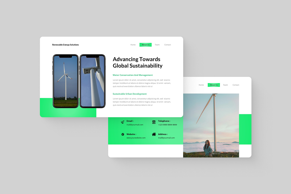 Renewable Energy Solutions Keynote, a Presentation Template by Annora Studio (Photo 2 of 5)
