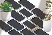 3D iPhone Presentation Mock-Up 06, an iPhone Mockup by Graphicsworld125 (Thumbnail 3 of 9)