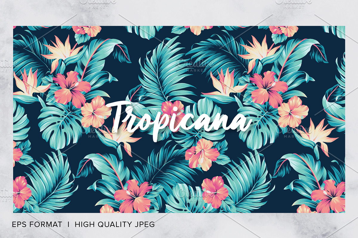 Tropicana, Tropical Print Patterns, a Pattern Graphic by ASTUDIO (Photo 7 of 10)