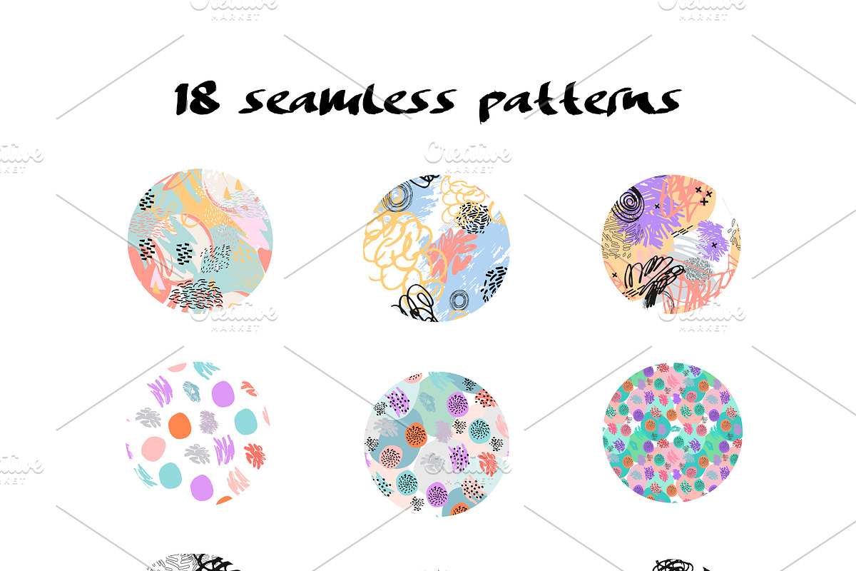 Templates, patterns, elements., a Decorative Illustration by Polanika (Photo 10 of 12)