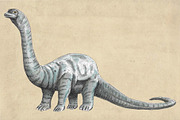 Dinosaurs Watercolor #1  Bundle, an Illustration by Doggy Days (Thumbnail 2 of 14)