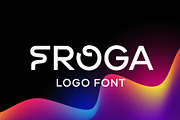 Froga - Logo Font, a Sans Serif Font by Arbuz (Thumbnail 1 of 8)