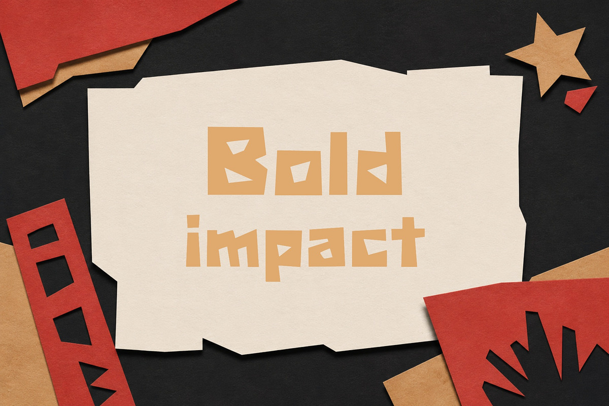 Cutcraft Font, a Handwritten Font by Graphic Spirit (Photo 6 of 8)