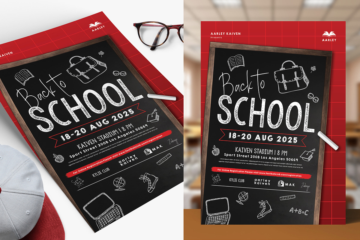 Back to School Flyer, a Flyer Template by Aarley Kaiven