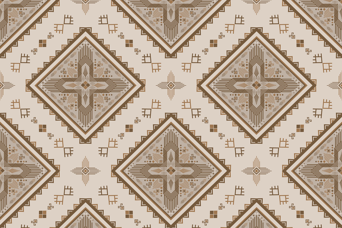 seamless brown geometric pattern