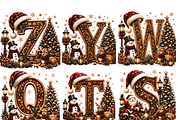 Christmas Alphabet Bundle, Vintage H, a Seasonal Illustration by Coco Bloom (Thumbnail 3 of 3)