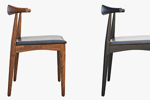 CH20 Elbow Chair 3d Model