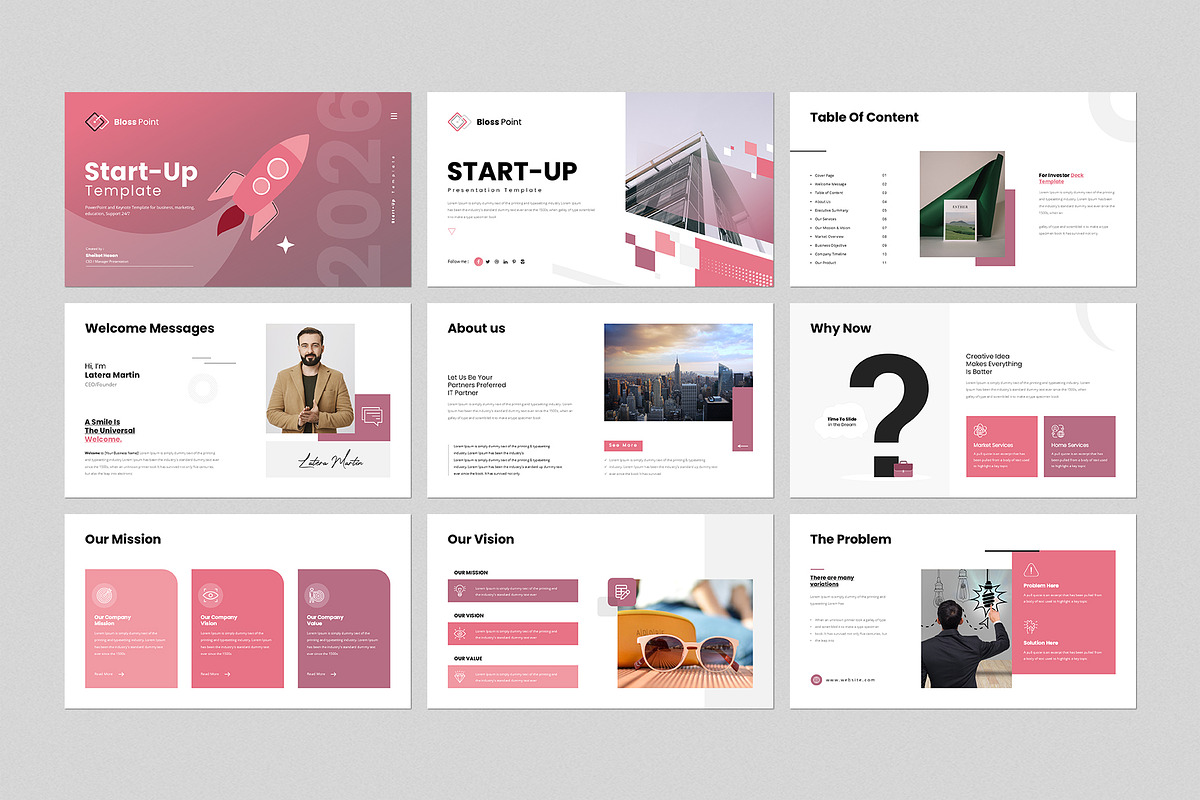 Start-Up Presentation Template, a Presentation Template by GenerousArt (Photo 2 of 8)