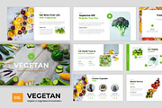 Vegetan - Organic Food Google Slides, a Presentation Template by BumbleGraph Studio (Thumbnail 1 of 5)