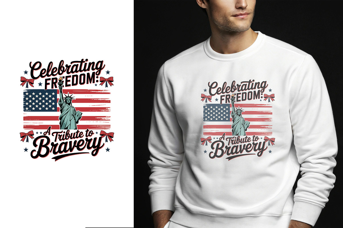 Celebrating Freedom & Bravery USA, an Object Illustration by Unique Design Team (Photo 1 of 4)