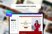 Red Velvet Canva Website Kaela UGC, a Marketing Template by AtelierDuVow (Thumbnail 7 of 10)