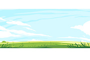 Summer green lawns with grass, a Healthcare Illustration by Oceloti (Thumbnail 3 of 3)