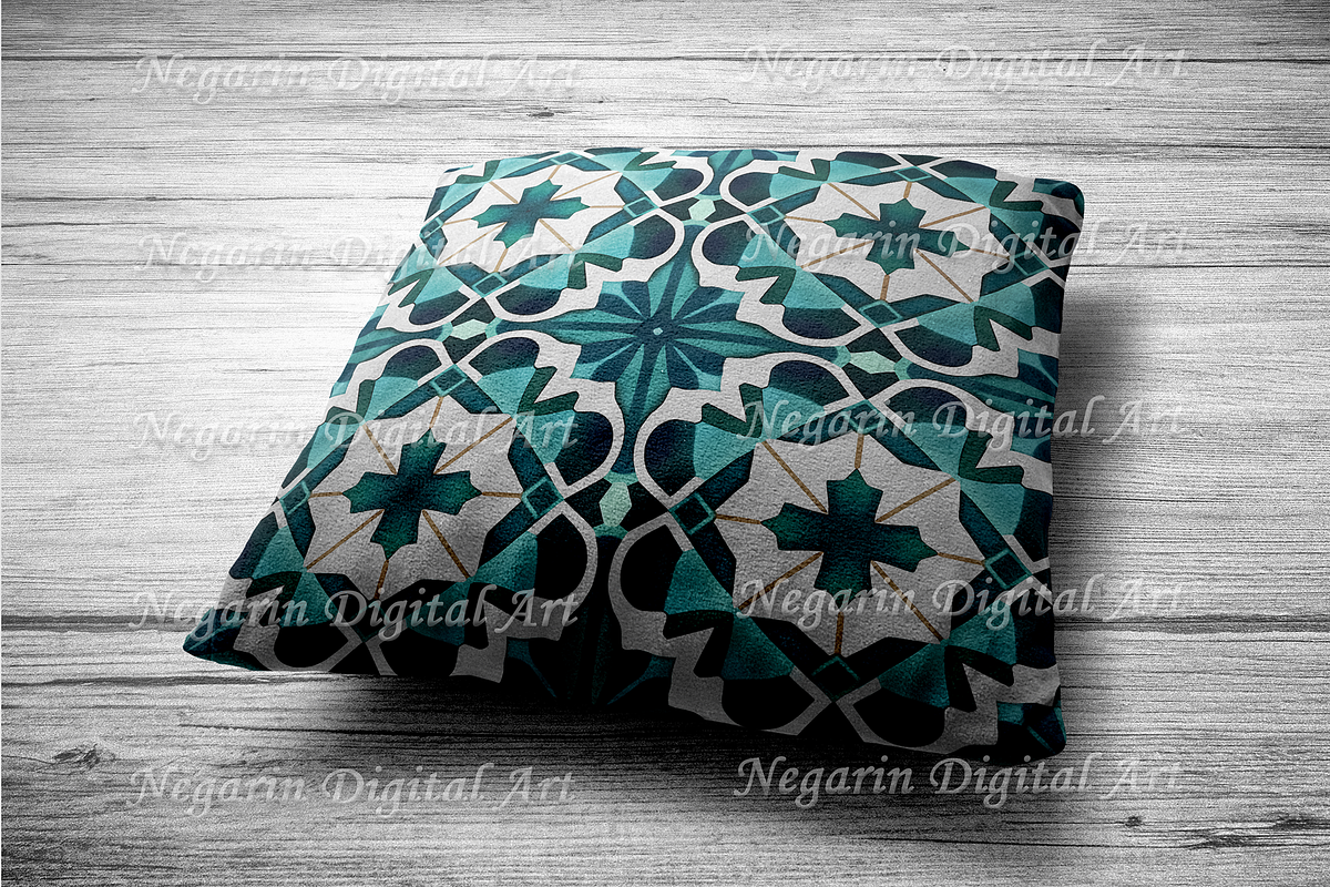 Moroccan Pattern Tile V2, a Pattern Graphic by Negarin Digital Art (Photo 6 of 8)
