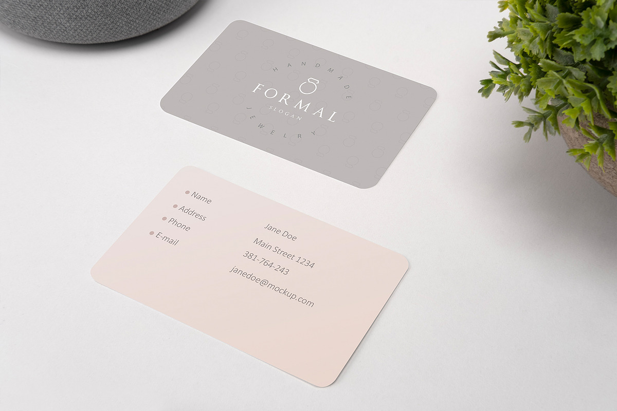 Rounded Business Card Mockup, a Print Template by Graphicnugget (Photo 3 of 4)