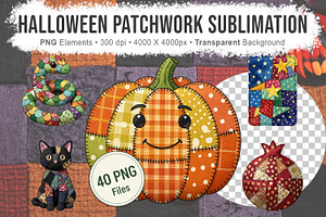 Halloween Patchwork Sublimation