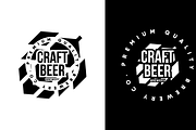 Craft beer brewery vector logo, a Food Illustration by provector (Thumbnail 3 of 3)
