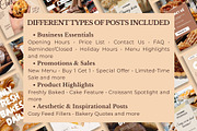 Bakery Instagram Template Canva, a Marketing Template by Anna Design Studio (Thumbnail 10 of 11)