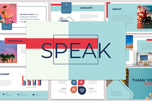 Speak Business Powerpoint Template