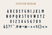 Sylvester Typeface, a Sans Serif Font by Millieangelo (Thumbnail 2 of 5)