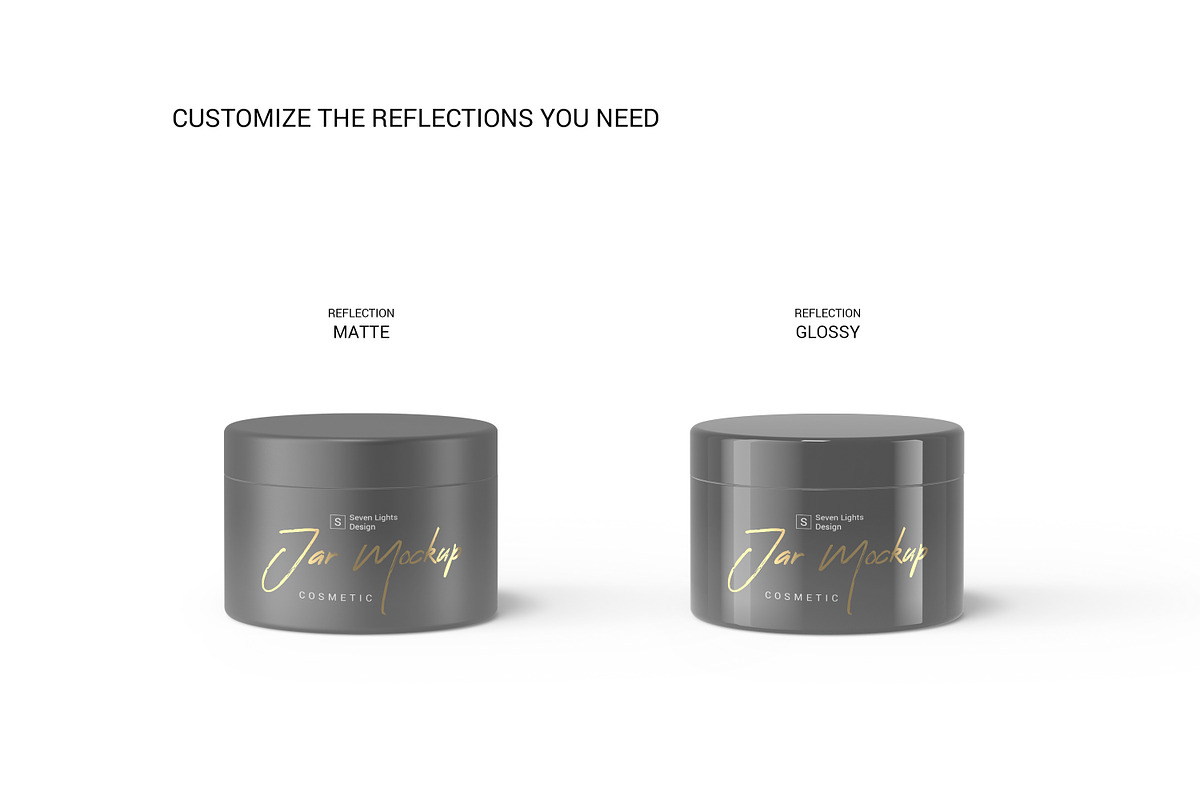 Cosmetic Jar Mockup #1, a Mask Mockup by Seven Lights (Photo 6 of 8)