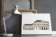 Set of Milan sketches, an Illustration by Everilda (Thumbnail 4 of 5)