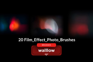 20 Film Texture Photoshop Brushes