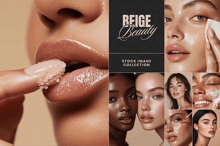 116 Beauty Stock Images Bundle, a Beauty & Fashion Photo by Aesthetic Design Studio