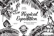 Tropical Expedition Collection, an Animal Illustration by Go Rogue (Thumbnail 1 of 3)