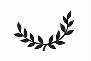 Laurel Wreath Silhouette Set, an Illustration by jahid234 (Thumbnail 8 of 9)