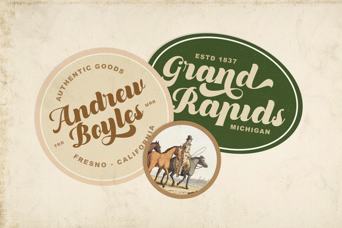 Dustland - Bold Script Typeface, a Script Font by Letterhend Studio (Photo 3 of 9)