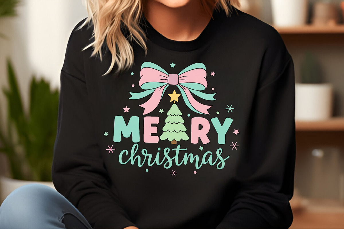 Merry Christmas Coquette Png, an Illustration by Craft Nest (Photo 4 of 6)