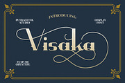 Visaka, a Sans Serif Font by PutraCetol Studio (Thumbnail 1 of 10)