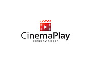 Cinema Play Logo, a Branding & Logo Template by EmilGuseinov (Thumbnail 2 of 2)